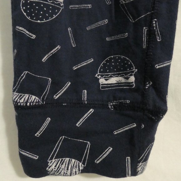BABY GAP burgers and fries pajama pants with pockets and drawstring waistband - Picture 8 of 14